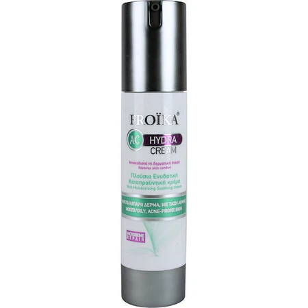 Froika AC Hydra 24h feuchtigkeitsspendende und regulierende Gesichtscreme gegen Akne mit Hyaluronsäure 50ml