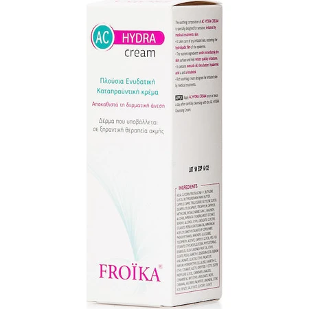 Froika AC Hydra 24h feuchtigkeitsspendende und regulierende Gesichtscreme gegen Akne mit Hyaluronsäure 50ml
