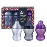Tommee Tippee 3er-Set Sternenhimmel-Flaschen 0 Monate+, 260 ml, Tommee Tippee