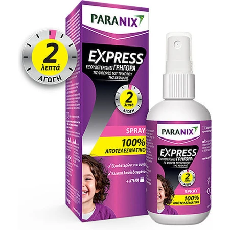 Paranix Express Läusebehandlung Com Comb Spray für Kinder 95ml 1pc