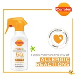 Carroten Family Crème solaire résistante à l'eau pour le visage et le corps SPF50 Spray 270ml