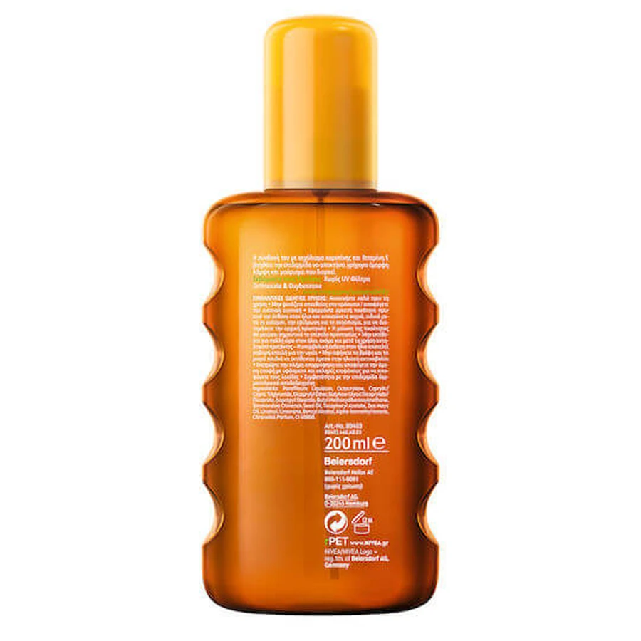 Nivea Sun Carotene Beach Oil Waterproof Body Spray 200ml