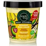 Organic Shop Banana Milkshake Feuchtigkeitsspendende Regenerationscreme mit Vanillegeschmack für trockene/sehr trockene Haut 450ml