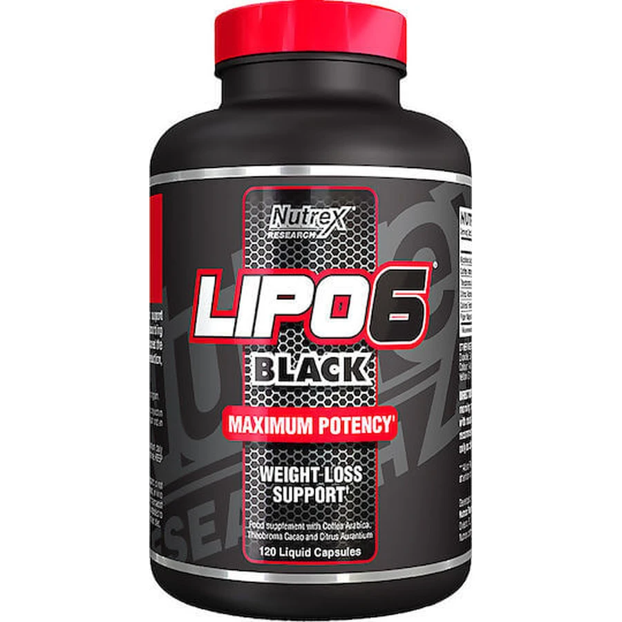 Nutrex Lipo-6 Zwart met Smaakloos 120 tabletten