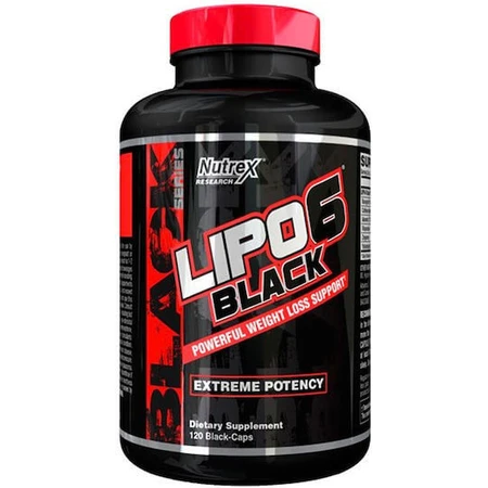 Nutrex Lipo-6 Zwart met Smaakloos 120 tabletten