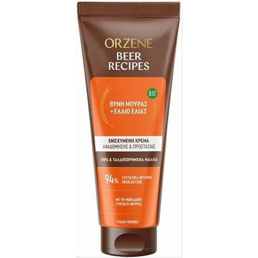 Orzene Recetas de Cerveza Acondicionador Reconstructor/Nutritivo para Cabello Seco 250ml
