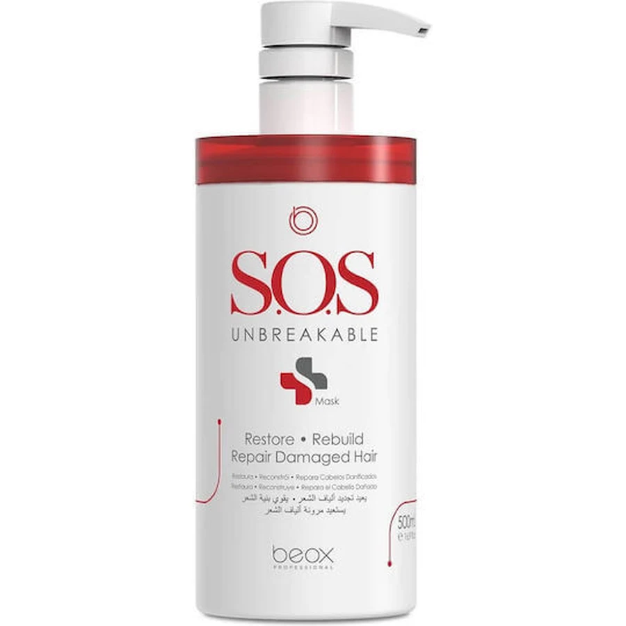 Beox S.O.S Mascarilla Capilar Reparadora Irrompible 500ml