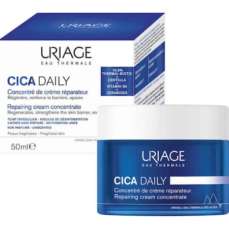 Uriage Cica Daily Regenerating Day Facial Cream with Panthenol and Centella Asiatica 50ml