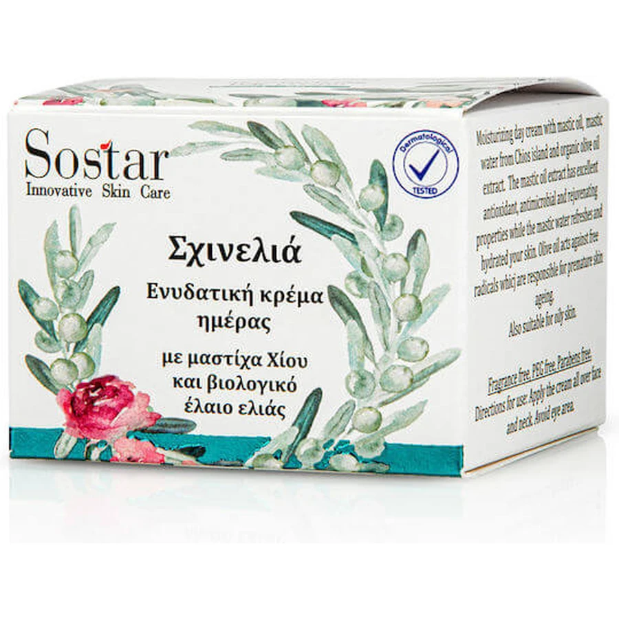 Sostar Schinelia Feuchtigkeitsspendende und aufbauende Tagescreme für das Gesicht 50ml