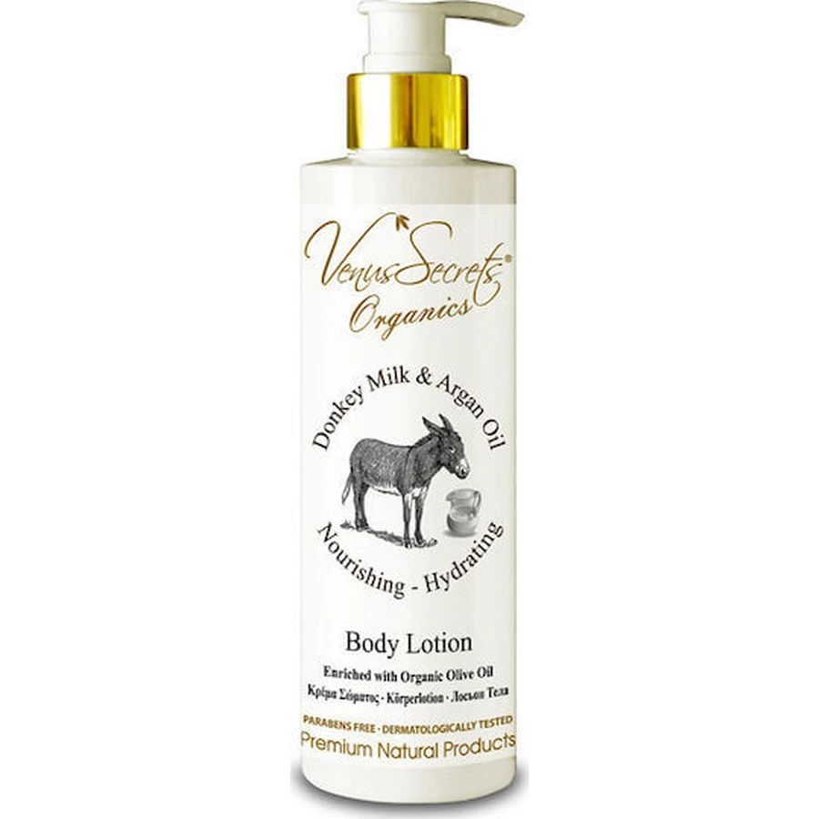 Venus Secrets Feuchtigkeitsspendende Körperlotion mit Aloe Vera für sehr trockene Haut 250ml