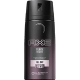 Axe Black Night All Day Fresh Deodorant 24h Deodorant Spray Aluminum Free 150ml