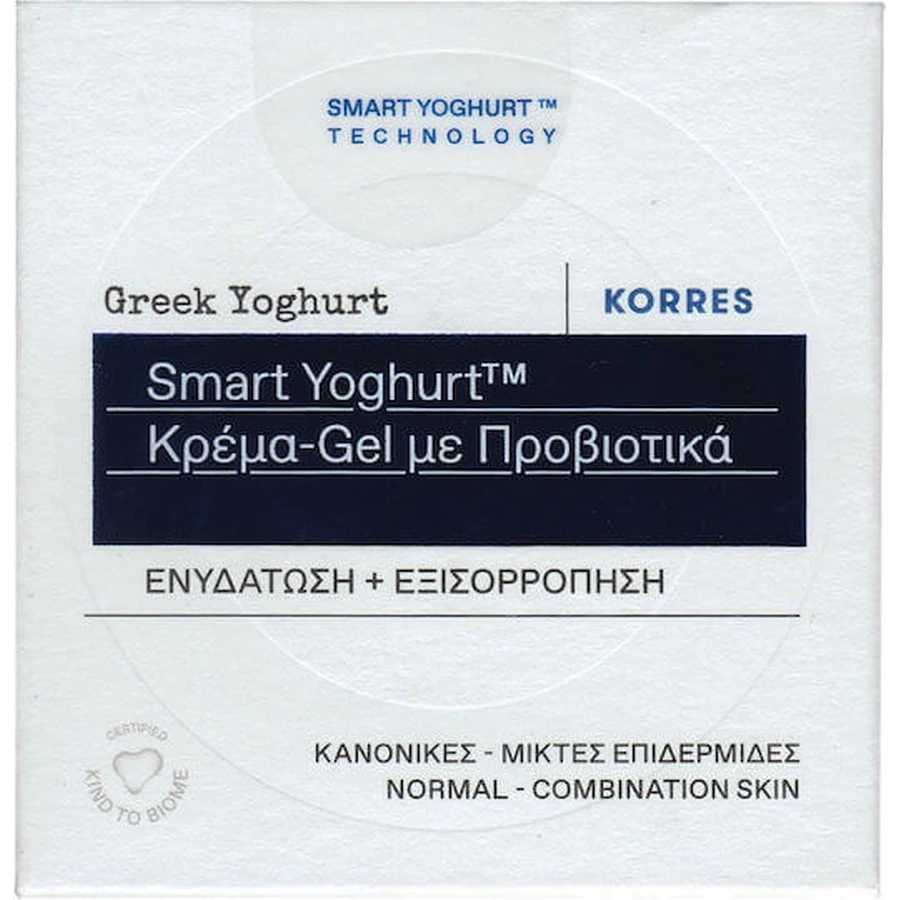 Korres Griekse Yoghurt Dag Hydraterende Gezichtscrème met Probiotica 40ml