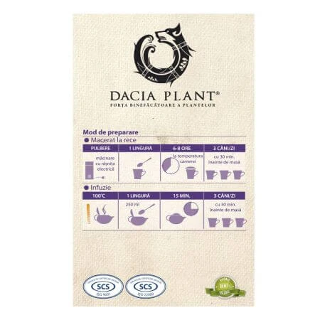Weißdorntee, 50 g, Dacia Plant