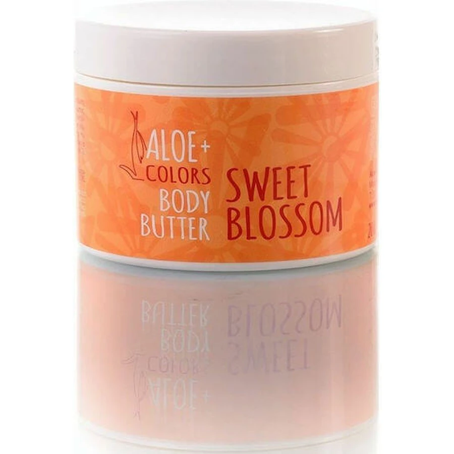 Aloe Colors Sweet Blossom Body Moisturizing Body Butter with Aloe Vera & Vanilla Fragrance for dry/very dry & sensitive skin 200ml