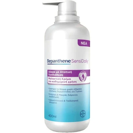 Bepanthen SensiDaily Feuchtigkeitsspendende Körpercreme für atopische Haut 400ml