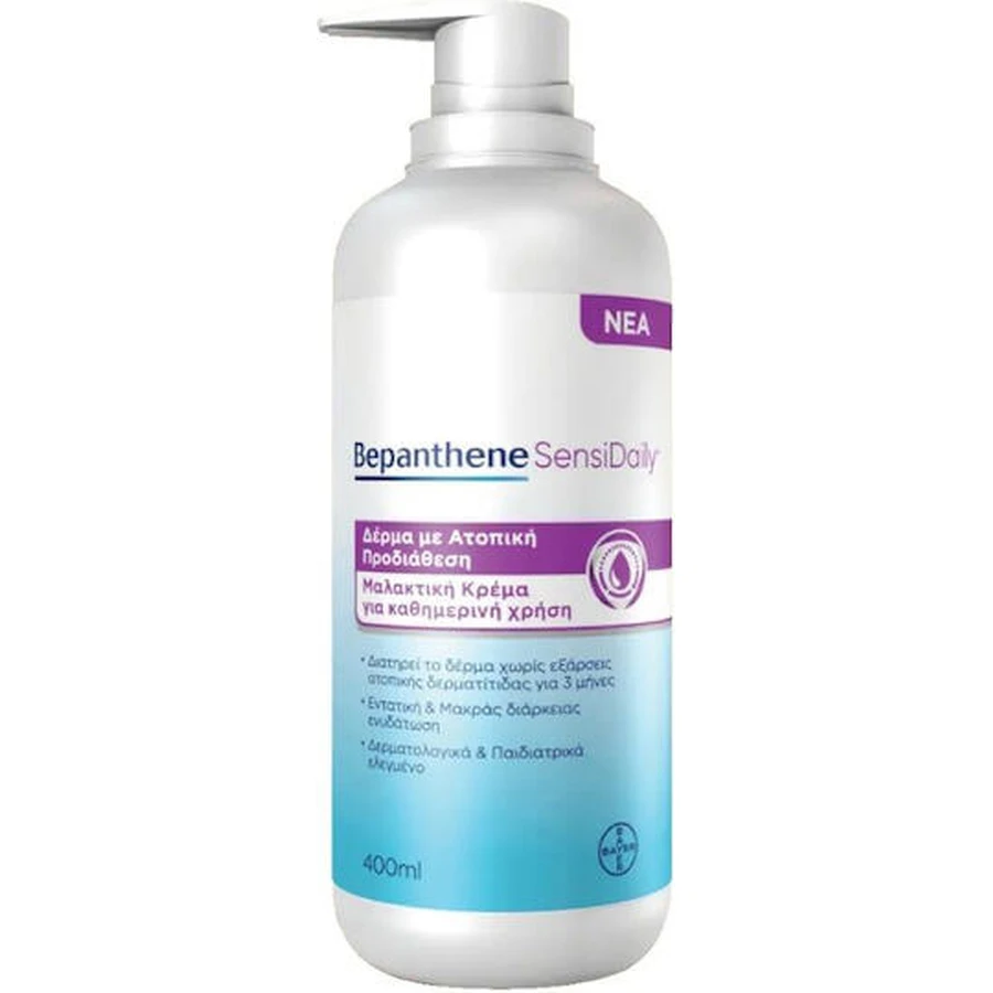 Bepanthen SensiDaily Feuchtigkeitsspendende Körpercreme für atopische Haut 400ml