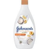 Johnson & Johnson Vita Rich Smoothies Yoghurt, Peach and Coconut Moisturizing Body Lotion with Coconut Flavor for Dry Skin 400ml