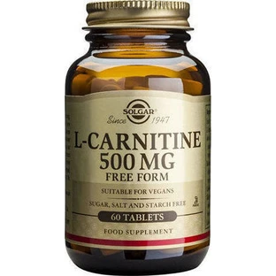 Solgar L-Carnitin mit Carnitin 500mg und Geschmacksverstärker 60 Tabletten