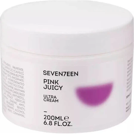 Seventeen Ultra Cream Pink Juicy Pink Crème hydratante pour le corps à l'arôme de jasmin 200ml