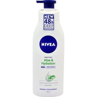 Nivea Aloe & Hydration Moisturising Body Serum mit Aloe Vera für normale bis trockene Haut 400ml