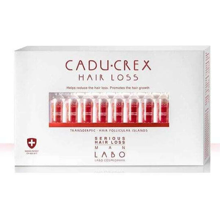 Labo Caducrex Ampolla capilar contra la caída del cabello para hombres 20x3,5ml