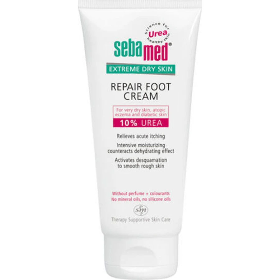 Sebamed Repair Voetcrème met 10% Urea Diabetische Voet Moisturiser 100ml
