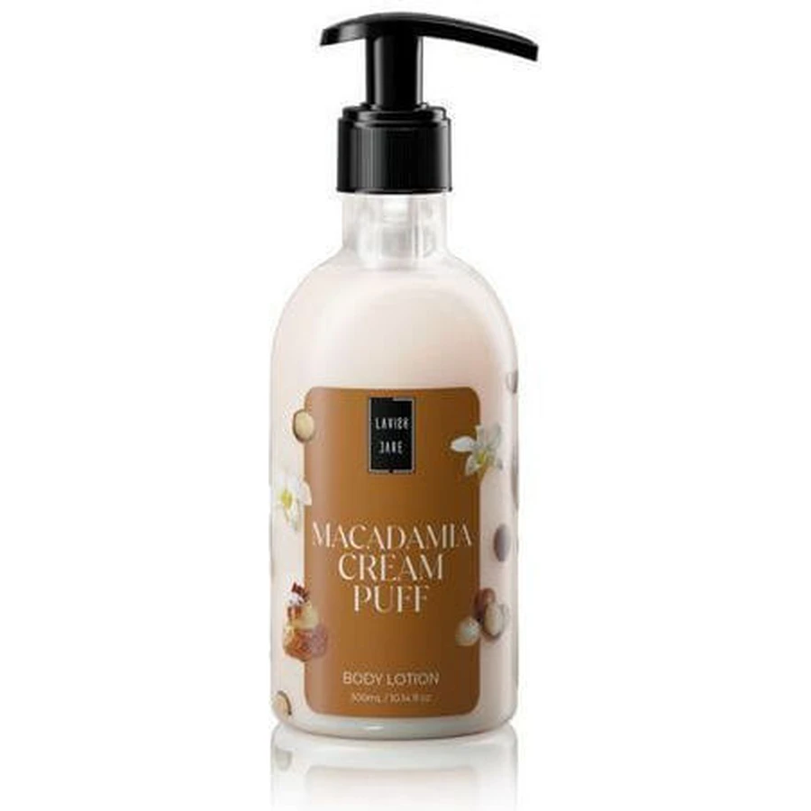 Lavish Care Macadamia Crème Puff Hydraterende Bodycrème met Vanillesmaak 300ml
