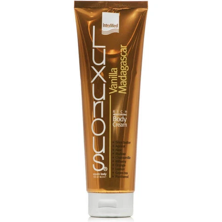 InterMed Lujosa Crema Hidratante Corporal Vainilla de Madagascar Sabor Vainilla 280ml