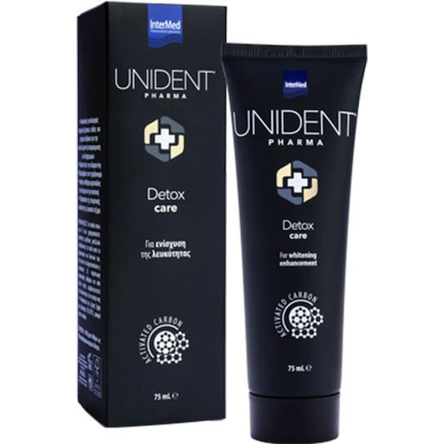 InterMed Pasta dentífrica blanqueadora de carbón activado 75ml