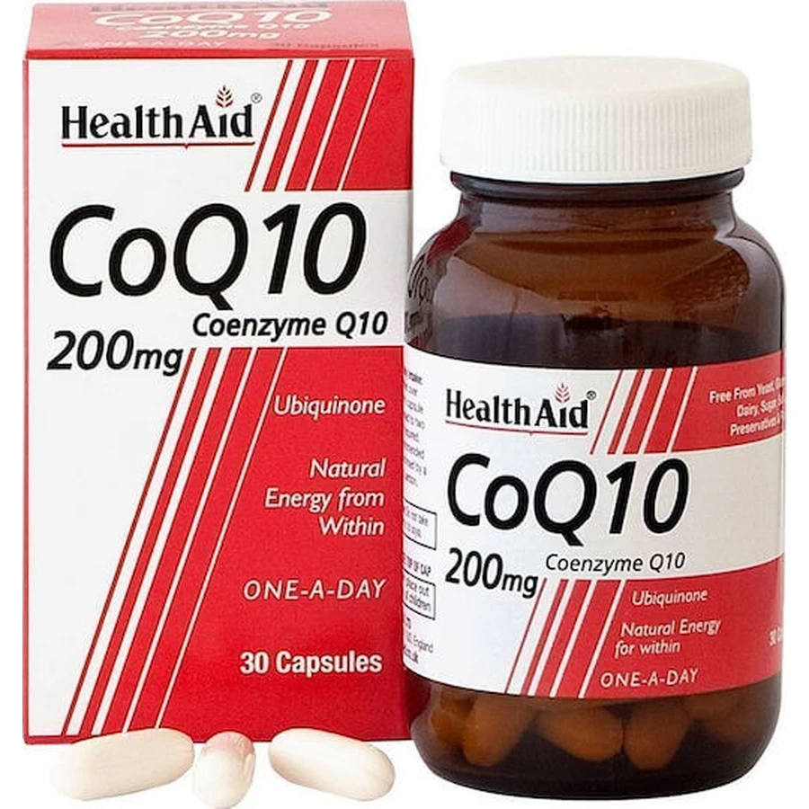 Health Aid CoQ-10 200mg 30 tabs 200mg 30 caps