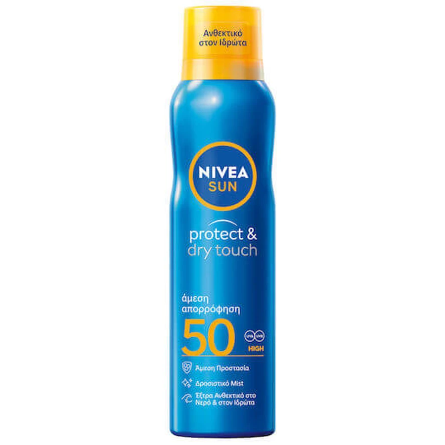 Nivea Protect & Dry Touch Water Resistant Sun Protection Body Mist SPF50 200ml