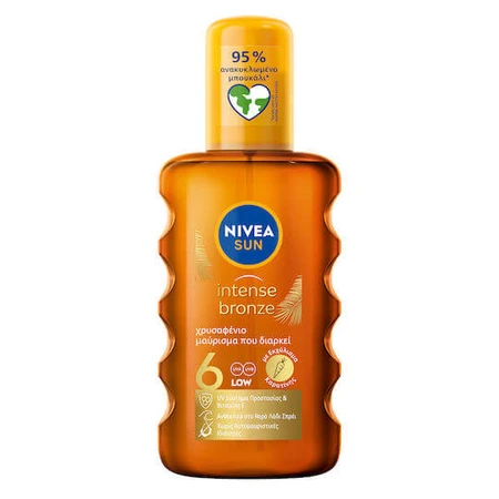 Nivea Carotene Carotene Oil Waterproof Face Oil with Sun Protection SPF6 in Spray 200ml