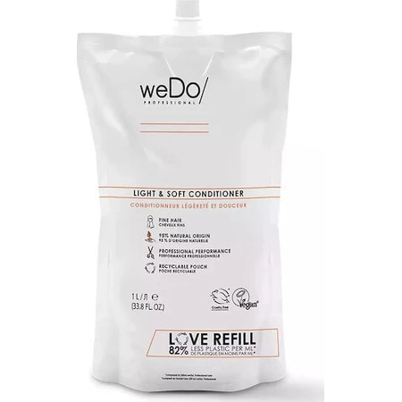 Wedo Licht en Zacht navulling hydraterende conditioner voor alle haartypes 1000ml