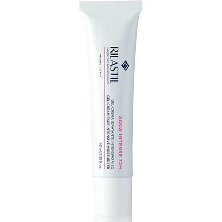 Rilastil Aqua Intense 72 Hour Moisturising Day Face Gel with Hyaluronic Acid and Ceramide 40ml