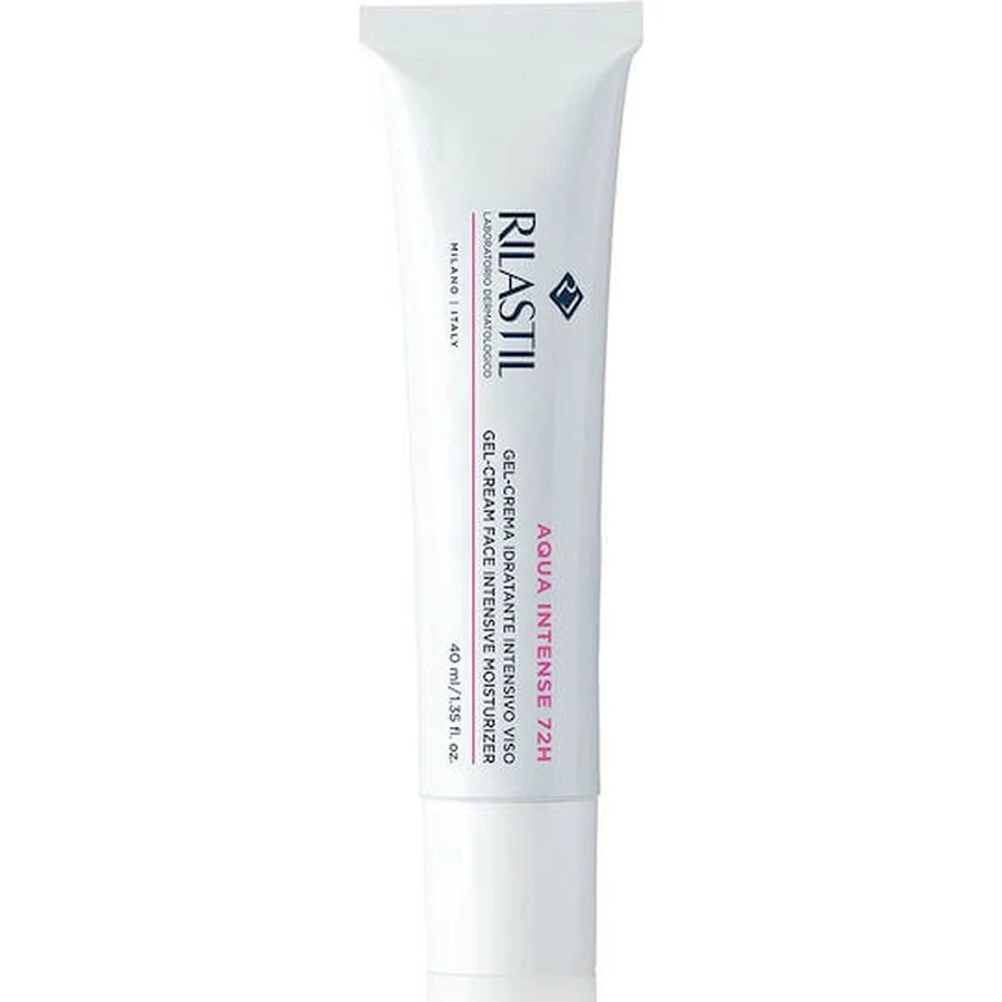 Rilastil Aqua Intense 72 Hour Moisturising Day Face Gel with Hyaluronic Acid and Ceramide 40ml