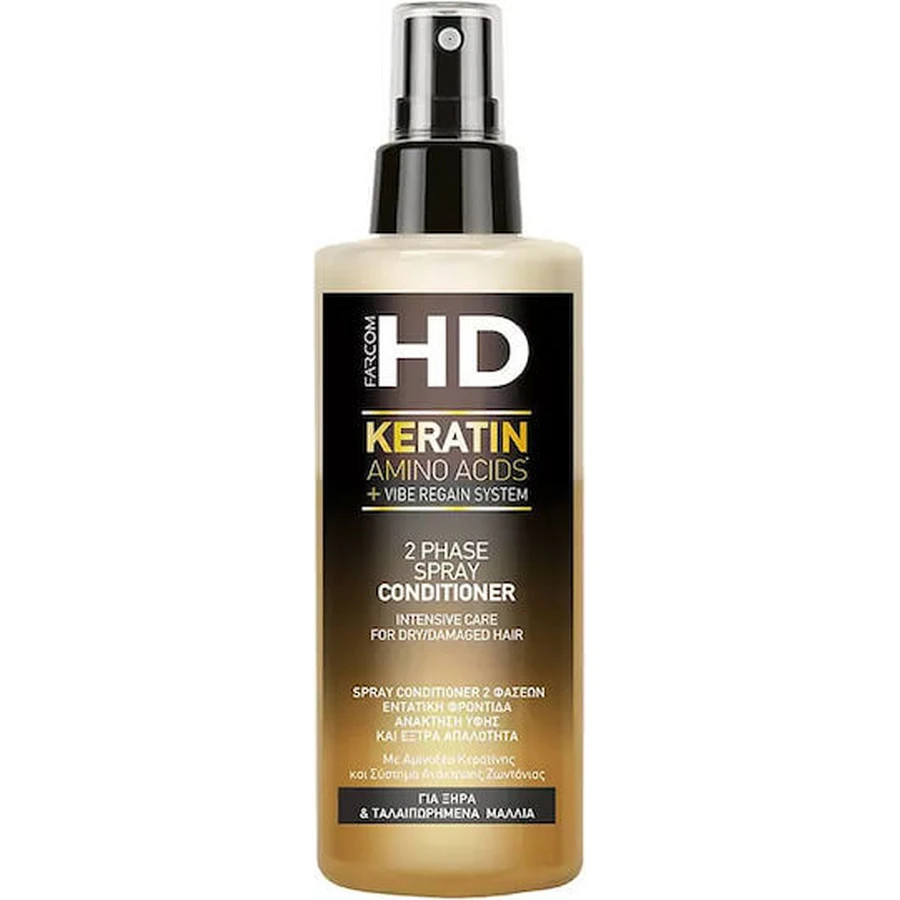 Farcom HD Keratine Aminozuren Leave In Conditioner Reconstructie/Voedende Conditioner voor Droog Haar 150ml