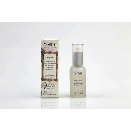 Sostar Serum Hidratante y Antiedad Facial con Leche de Carnicero y Ácido Hialurónico para Luminosidad y Tonificación 30ml