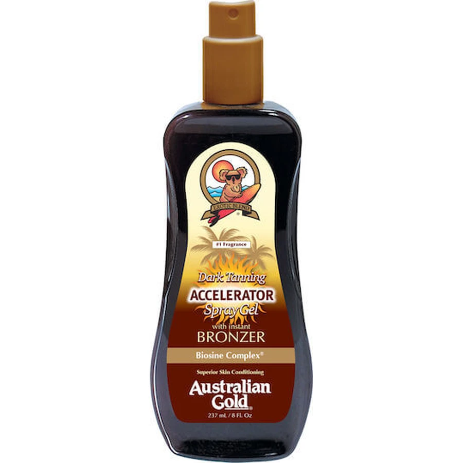 Australian Gold Accelerator Gel met Instant Bronzer Waterproof Bronzing Body Spray 237ml