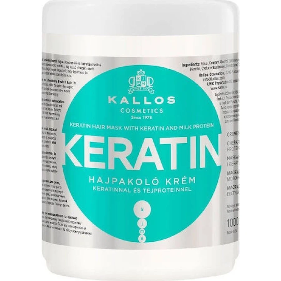 Kallos Masque capillaire réparateur à la kératine 1000ml