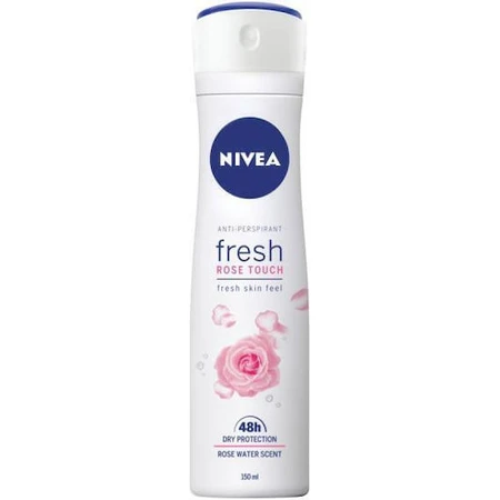 Nivea Nivea Αποσμητικό Σώματος Σπρέυ Γυναικείο Touch Fresh Rose 150ml