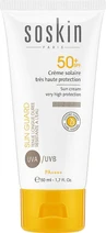 Soskin Sun Guard Cremă cu Protecție Solara Fără Culoare Waterproof SPF50 50ml