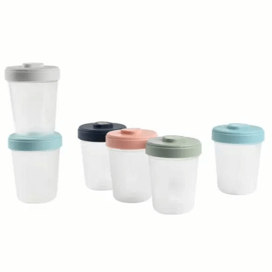 Set van 6 voedselcontainers, 6x250 ml, Beaba