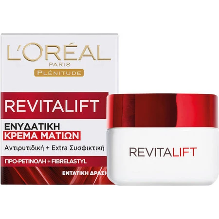L'Oreal Paris Crème Contour des Yeux Hydratante et Anti-âge au Rétinol 15ml