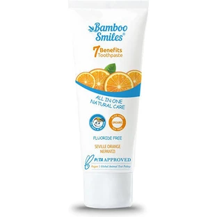 Bamboo Smiles All In One Natural Care Zahnpasta Fluoridfrei Bitter Orange 75ml