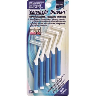 InterMed Chlorhexil Interdental Brushes 0.6mm Blue 5pcs