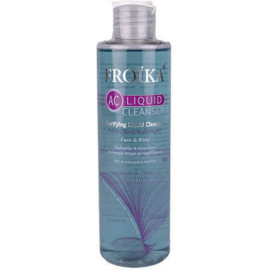 Froika AC Vloeibare Gezichtsreiniger Gel voor Acne-gevoelige Huid 200ml