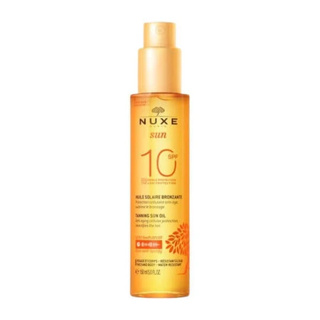 Nuxe Beach Oil Huile solaire imperméable visage et corps SPF10 en spray 150ml