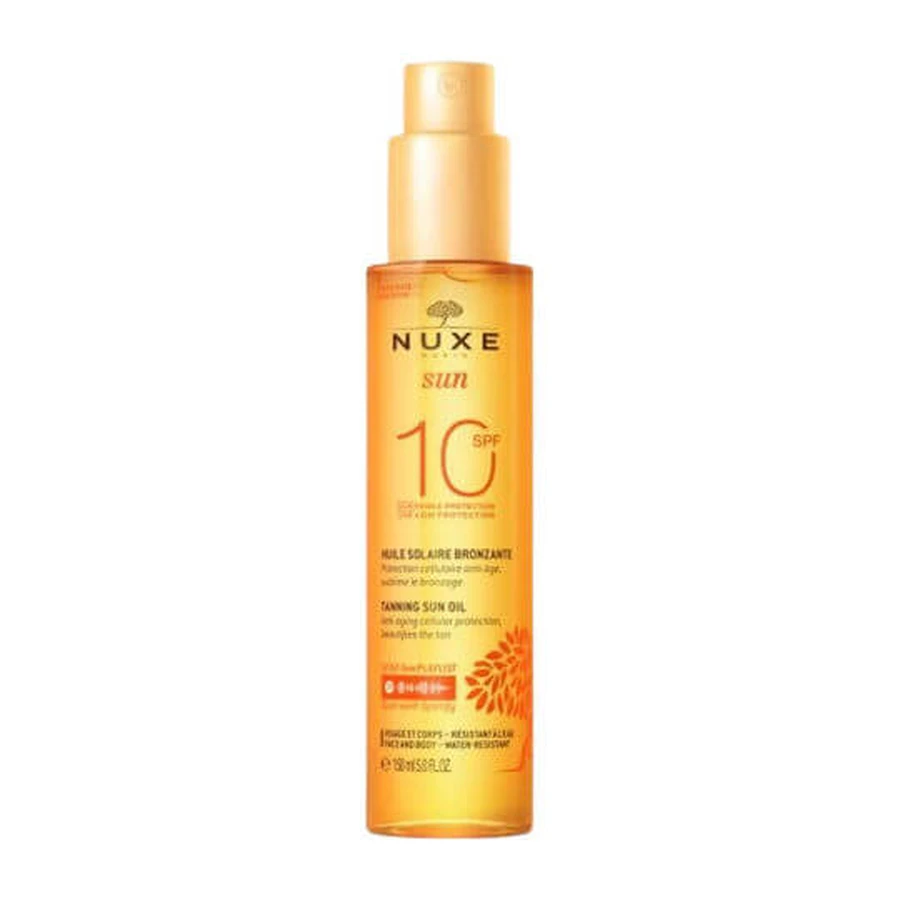Nuxe Beach Oil Huile solaire imperméable visage et corps SPF10 en spray 150ml