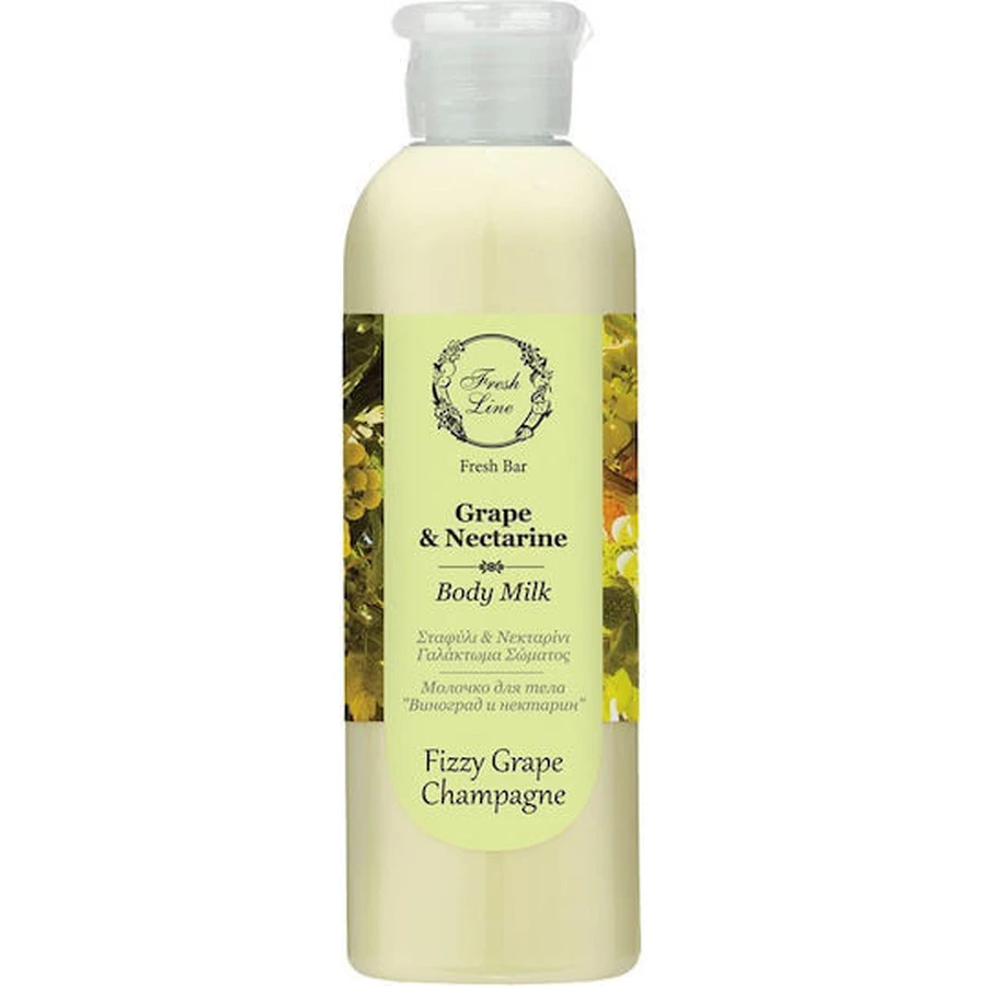 Fresh Line Grape & Nectarine Grape Champagne Feuchtigkeitsspendende Körperlotion für alle Hauttypen 200ml