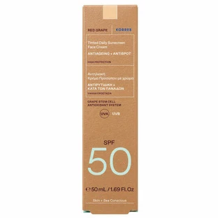Korres Sonnenschutz-Gesichtscreme SPF50 mit rotem Traubenpigment 50ml